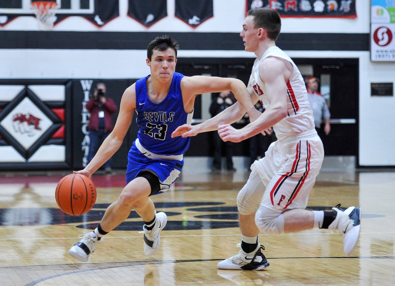 Franklin vs Brookville basketball