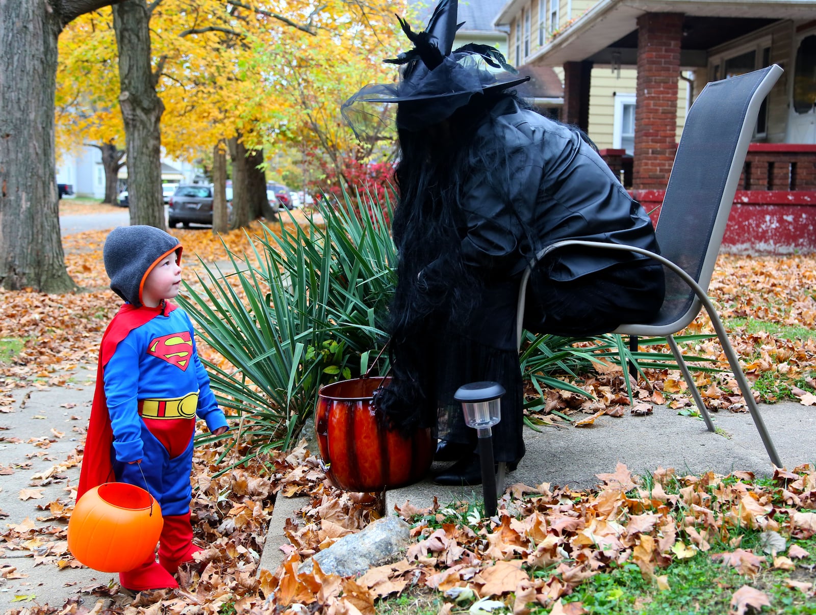 Even Superman will be asked to wear a protective mask this year during trick-or-treat due to concerns about the coronavirus. FILE PHOTO