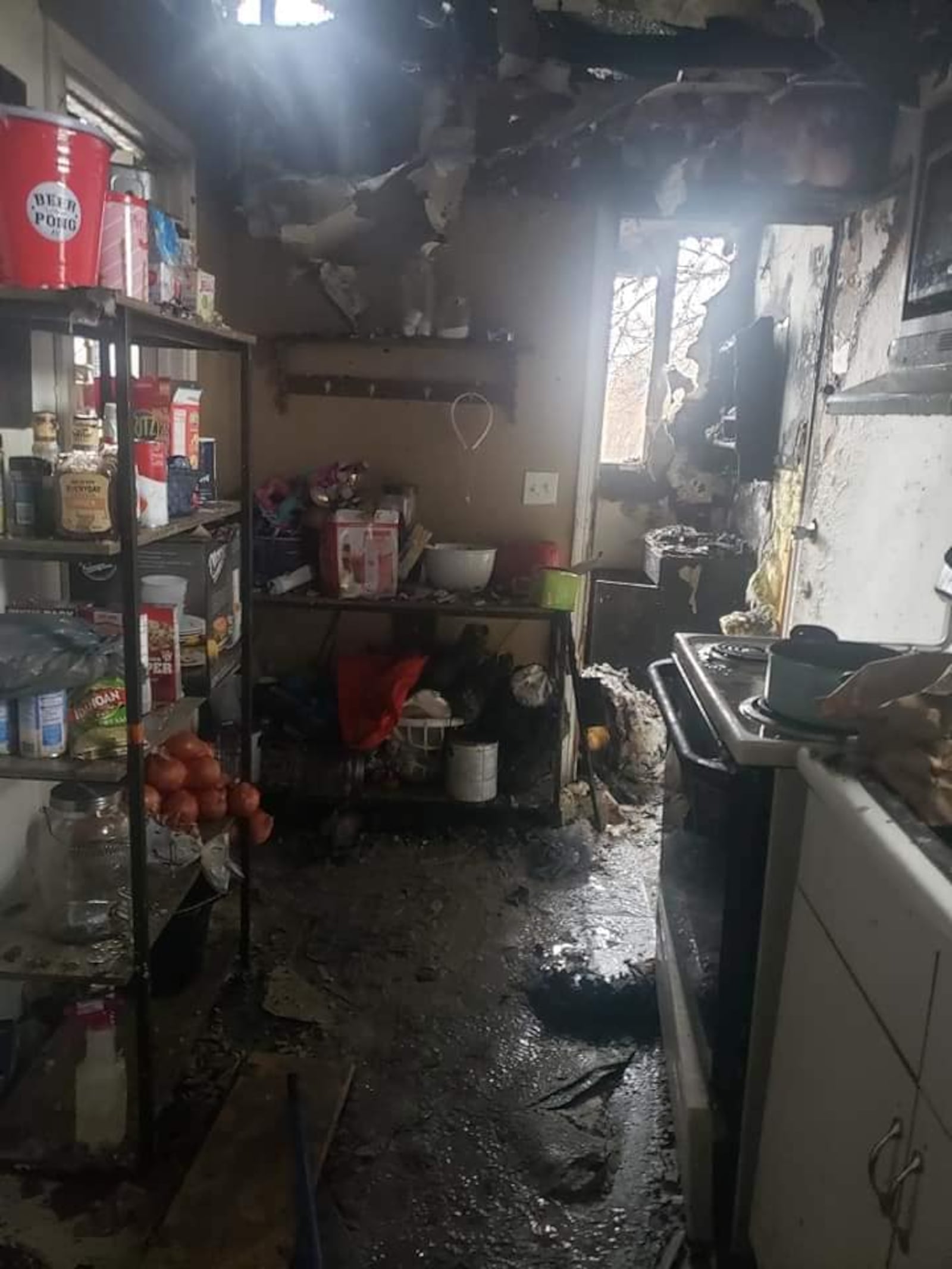 Maston Murphy, 36, was charged with four counts of aggravated arson after he allegedly started a house fire Friday morning on Baltimore Street while his wife and her two children were inside. SUBMITTED PHOTO