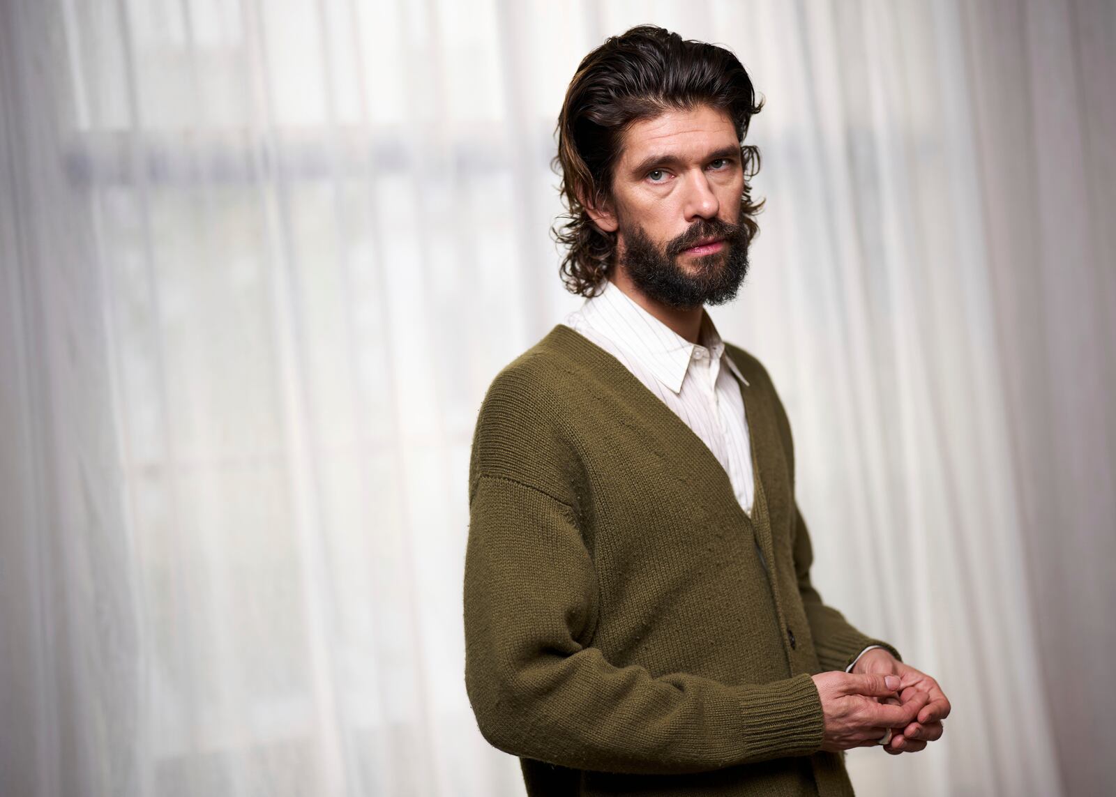 Ben Whishaw poses for portrait photographs to promote the television series "Black Doves" on Sunday, Oct. 27, 2024, in London. (Photo by Scott A Garfitt/Invision/AP)