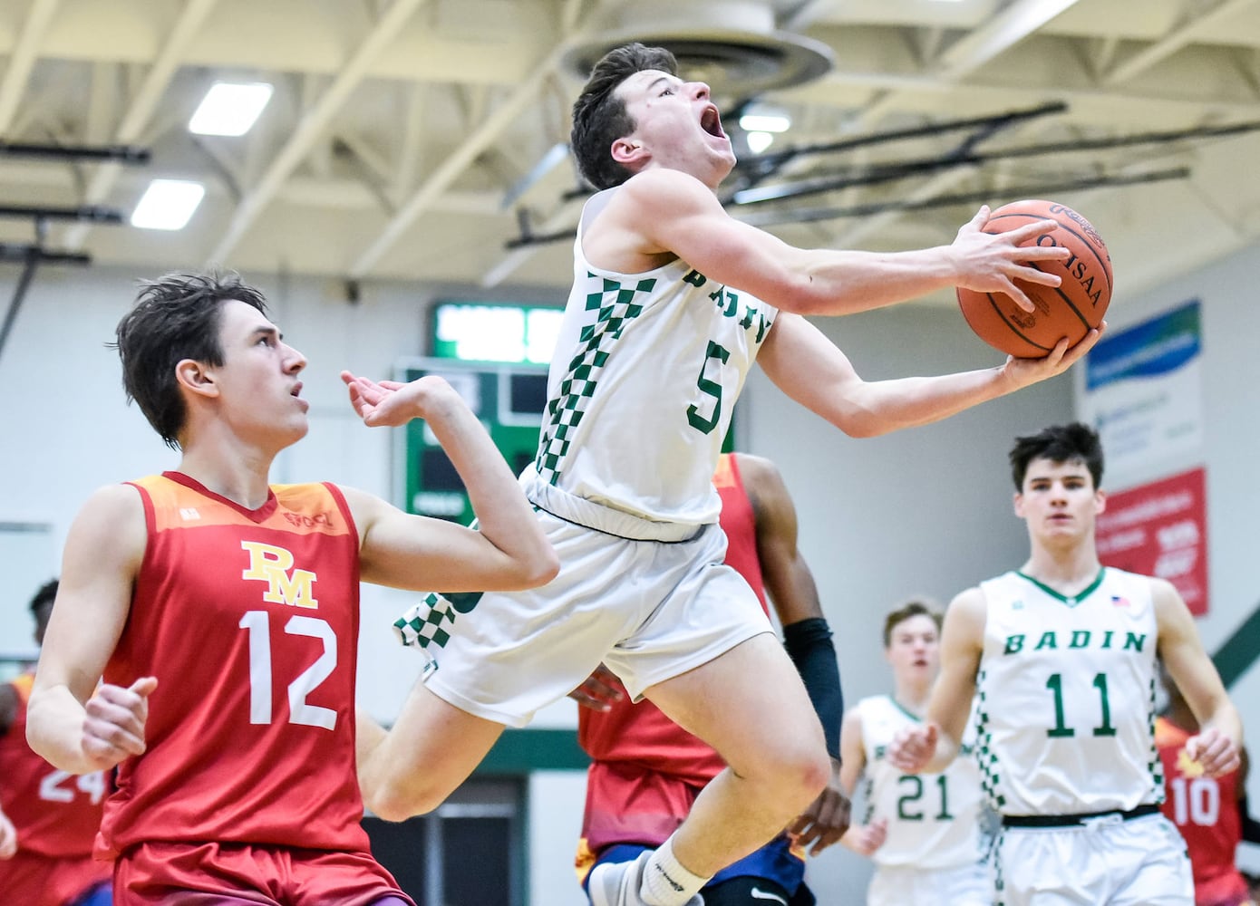 Badin vs Purcell Marian basketball