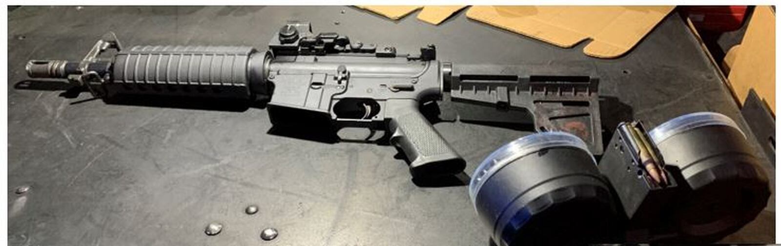 This is the modified semi-automatic pistol used by Connor Betts on Aug. 4, 2019 to kill nine people in the Oregon District.