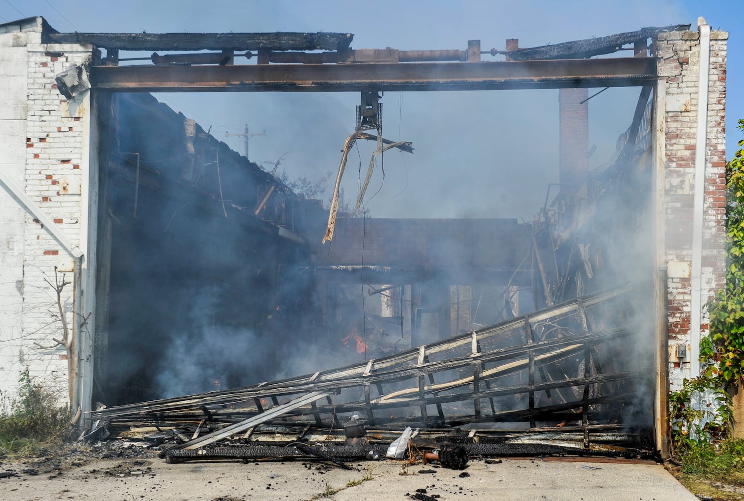 Aftermath of massive warehouse fire in Hamilton