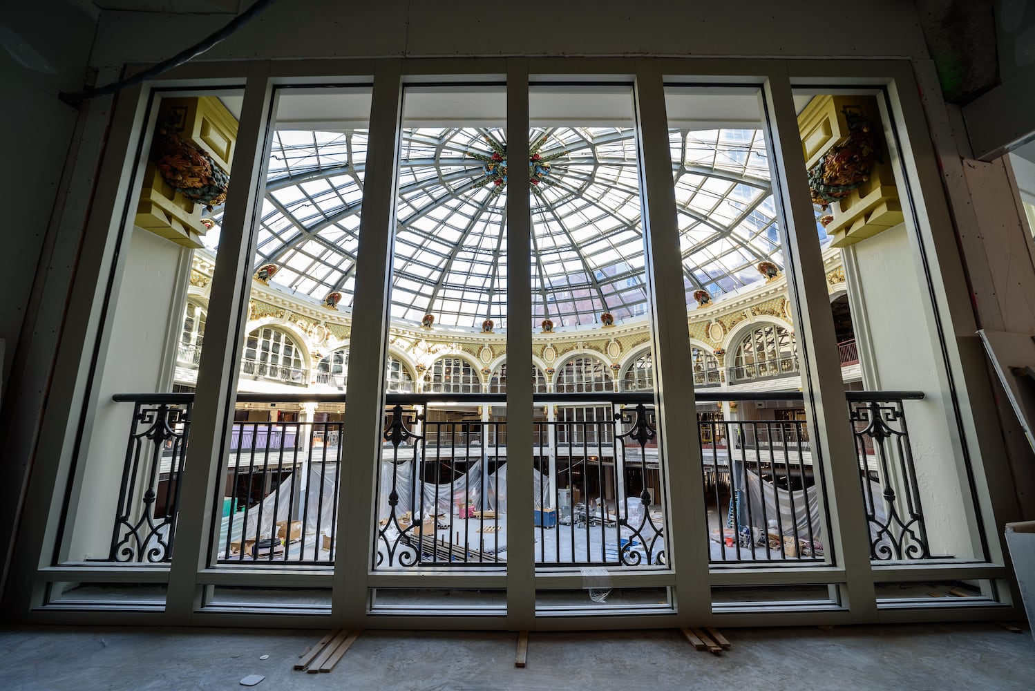 Dayton Arcade construction October 2020