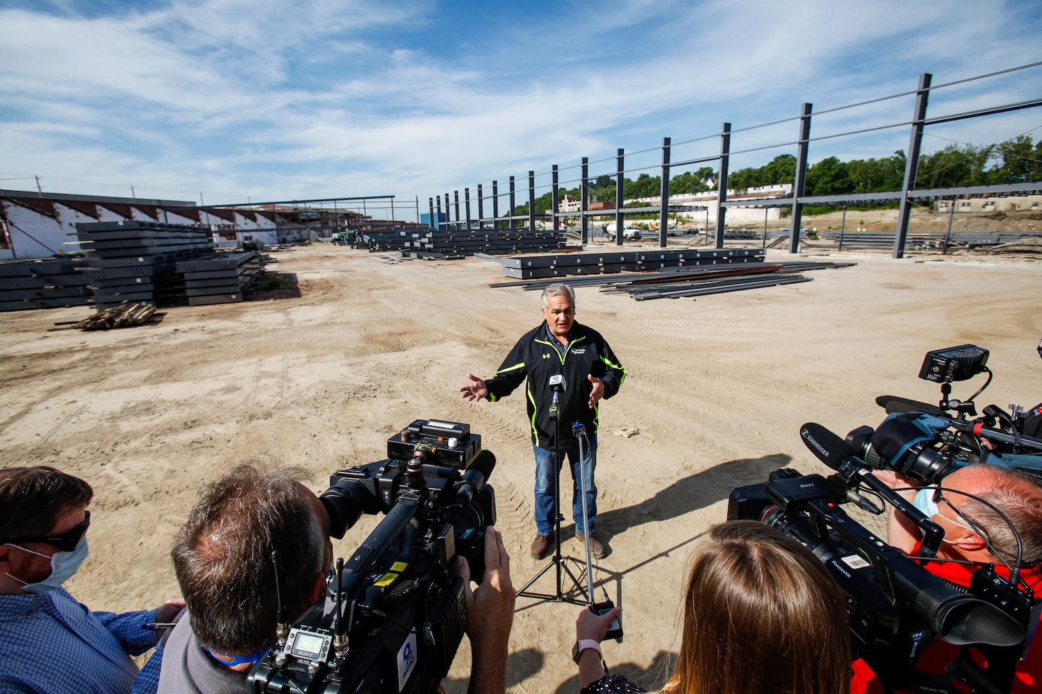 Tour of Spooky Nook Sports Champion Mill construction