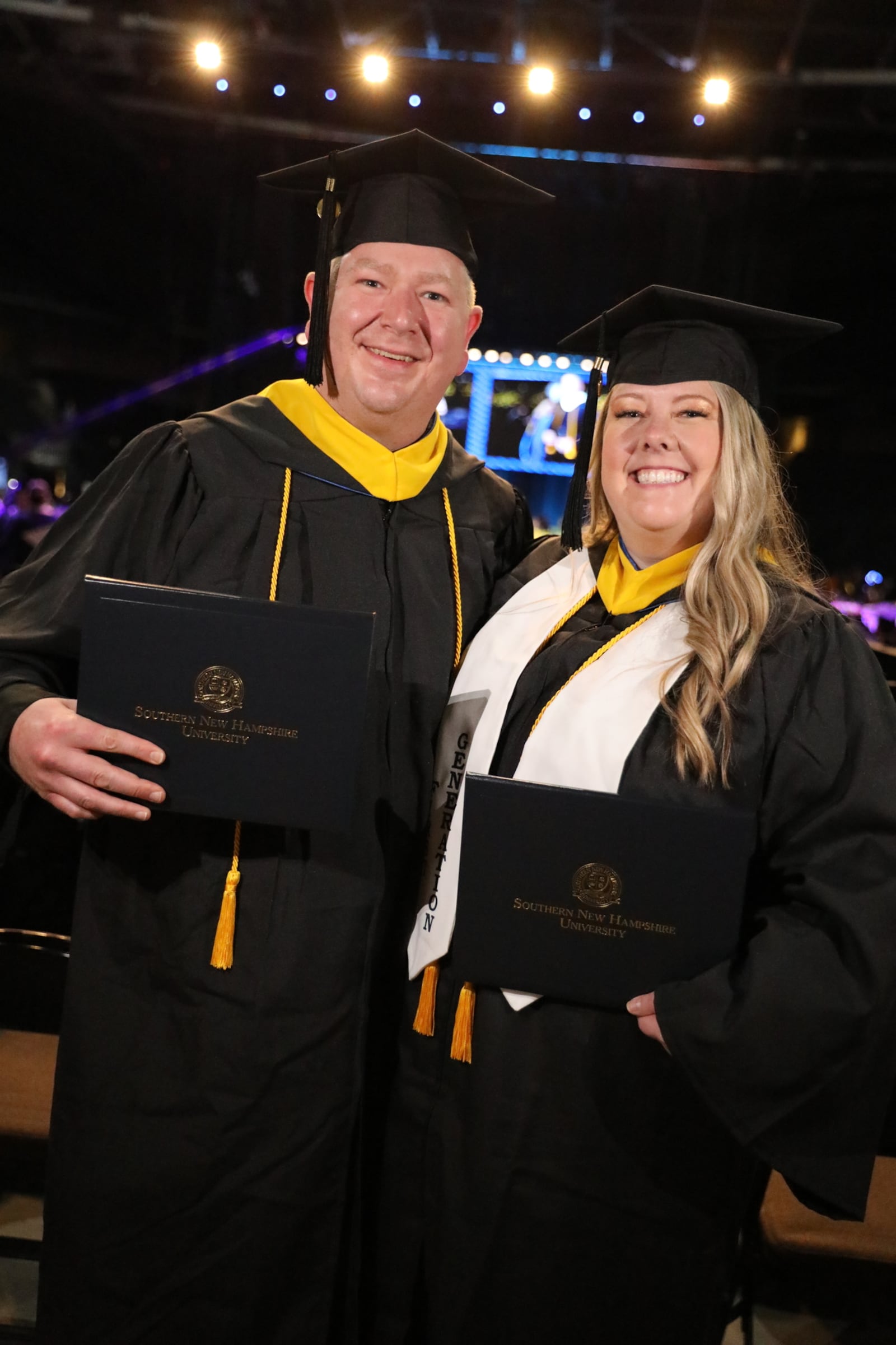 Justin Smith, 40, Lebanon, and Emily Smith, 39, Lebanon graduated from Southern New Hampshire University. 

Photo courtesy of SNHU/Smiths.'