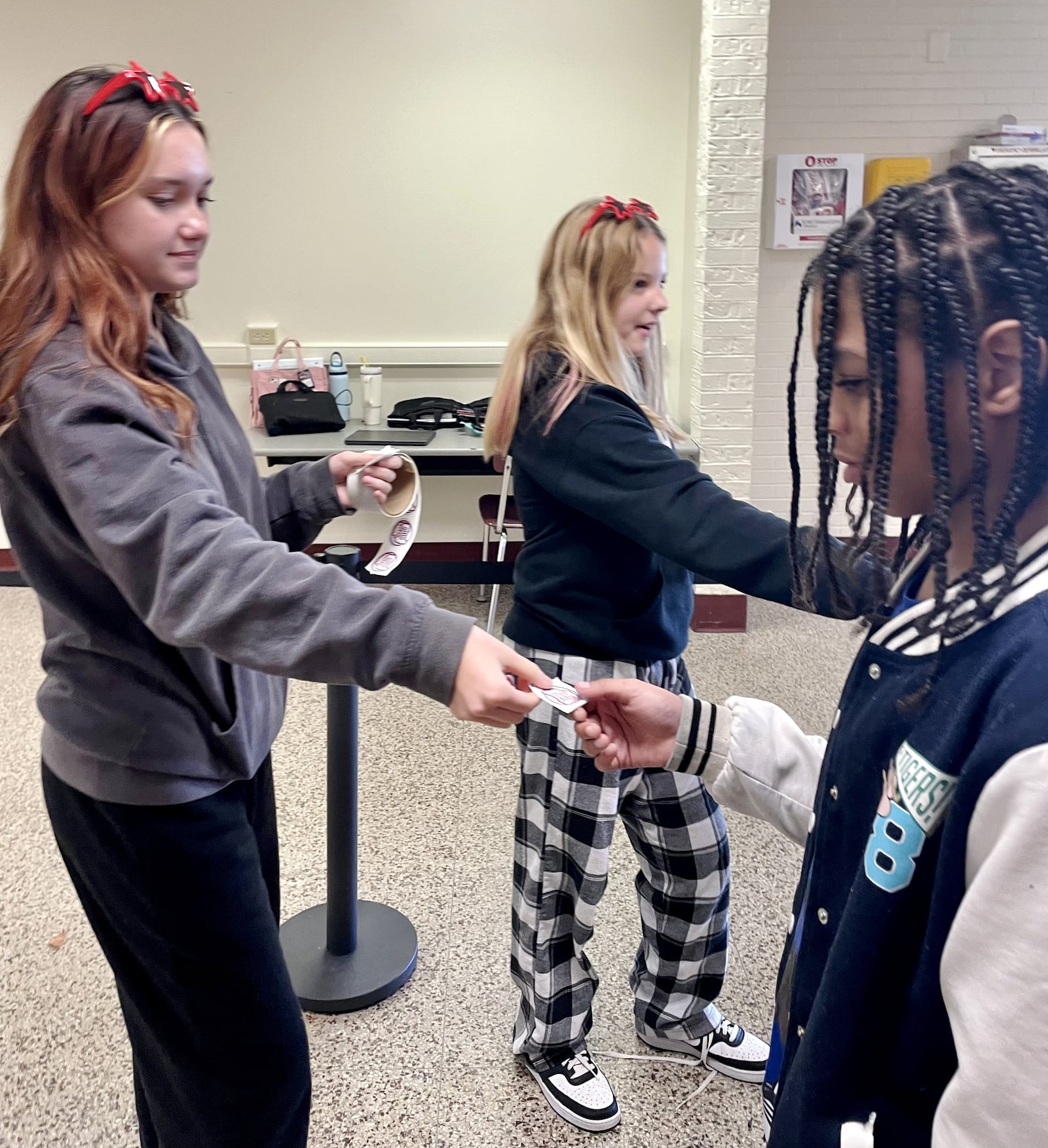 The 7th and 8th grades at Garfield Middle School held elections for president, vice president and secretary for the school's student council. This is the first time the school's held elections for any position, and nearly the entire school was involved in some form in the election process. PROVIDED