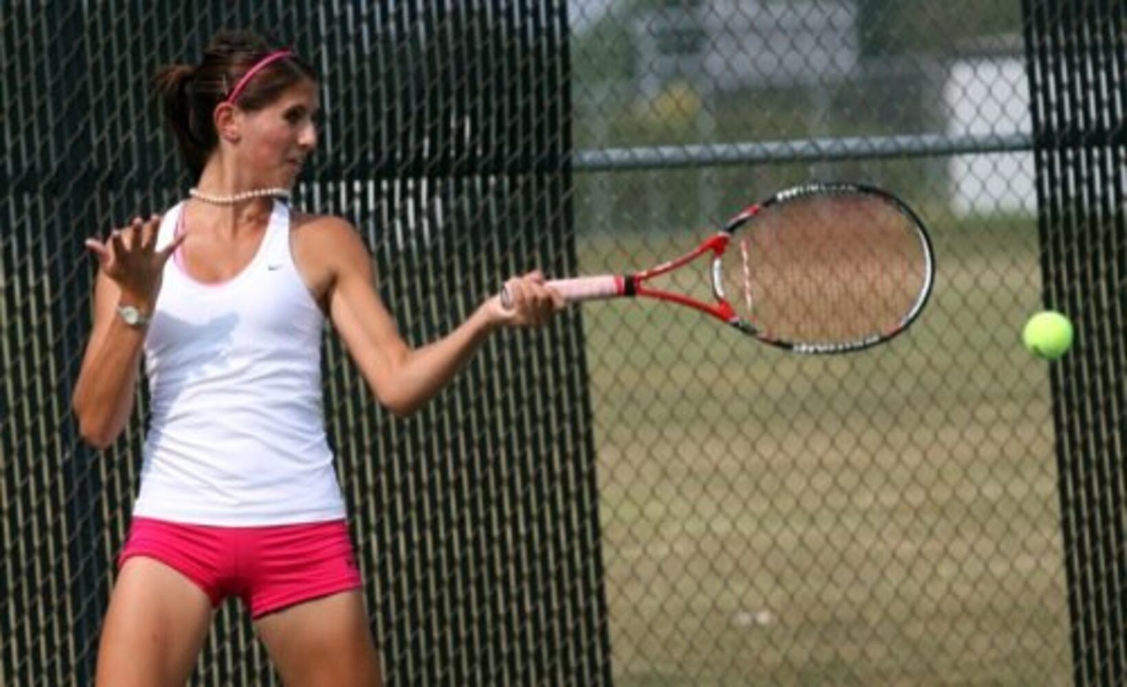 Lakota E. girls tennis practice