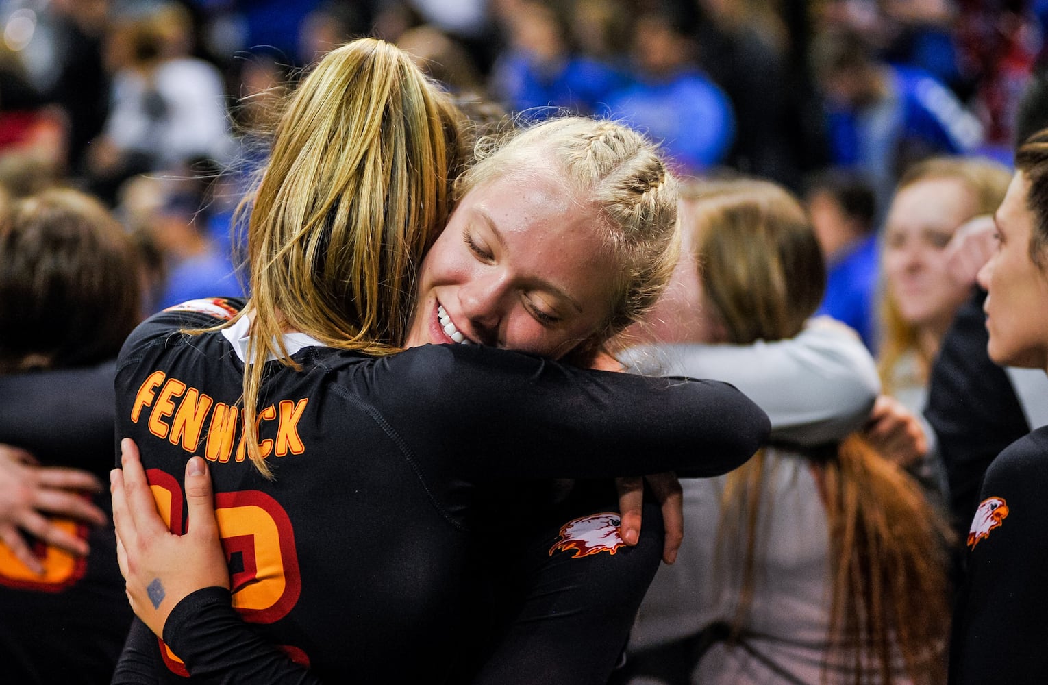 Fenwick wins Division II State volleyball championship against Highland