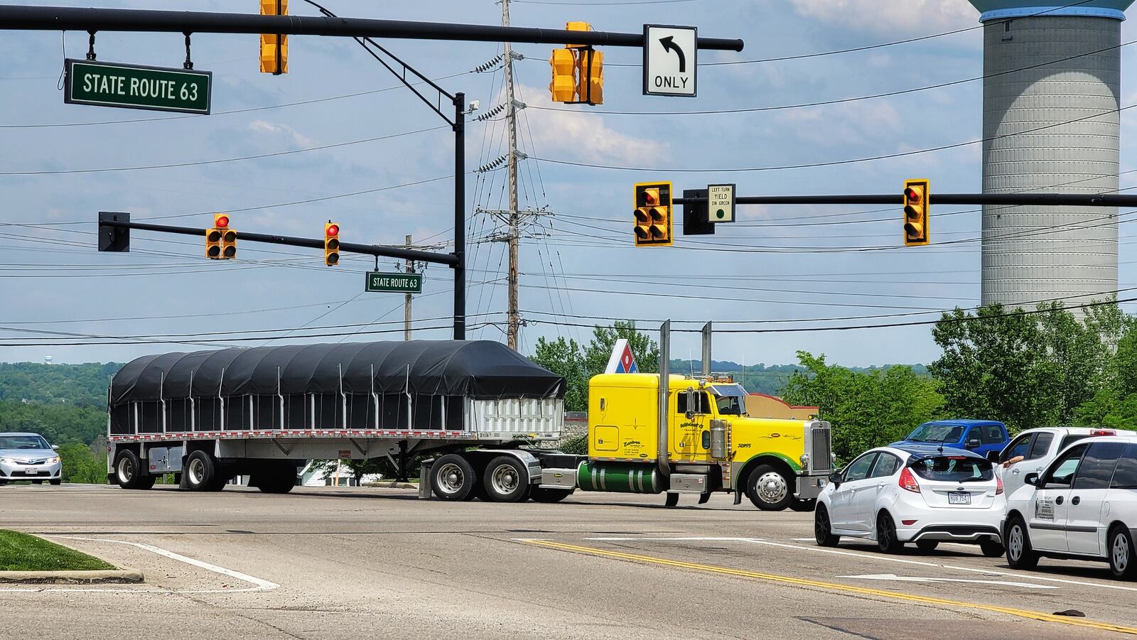 Members of Monroe City Council are expected to discuss safety issues at the corner of Ohio 63/Main Street during Tuesday's meeting. Two people were killed in the intersection recently. NICK GRAHAM/STAFF