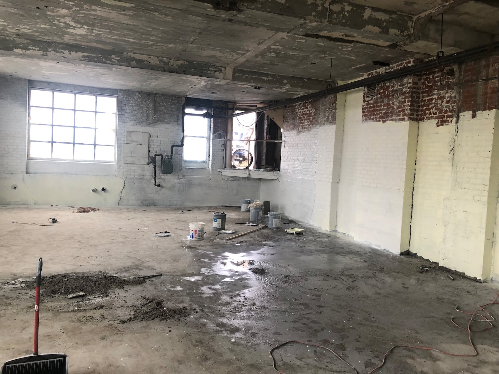 3 Roses Winery Cellars is opening a location in the basement of the former Middletown Journal building at First Avenue and Broad Street. Michael Penrod, the owner, hopes to have it open by the end of July. RICK McCRABB/STAFF