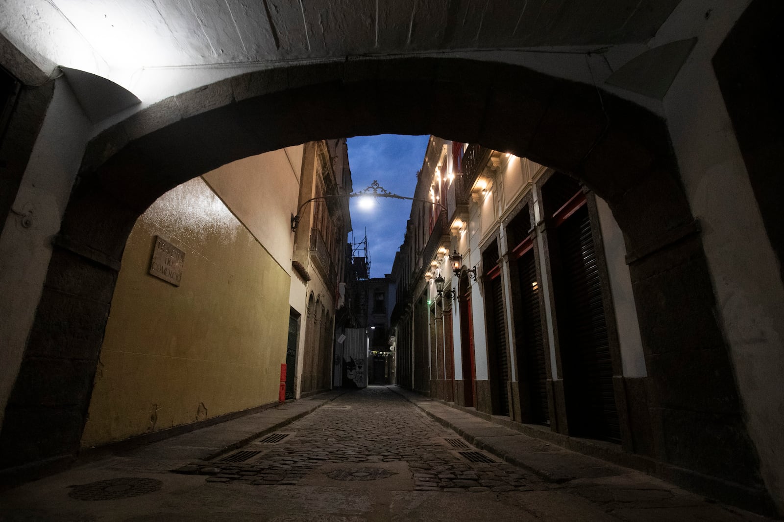 The Arco do Teles, an important Brazilian historical construction from the 18th century, is seen in Rio de Janeiro, Friday, Oct. 25, 2024. (Bruna Prado/AP Photo)