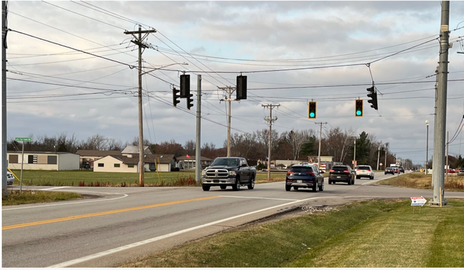 The Ohio Department of Transportation announced $3.6 million in state funding will come to Warren County in fiscal year 2028 to build a single-lane roundabout at Ohio 48 and Lytle Five Points Road in Clearcreek Twp. When roundabouts replace a traffic signal, Federal Highway Administration studies show a 48% reduction in crashes and a nearly 80% drop in serious injury and deadly crashes. ED RICHTER/STAFF