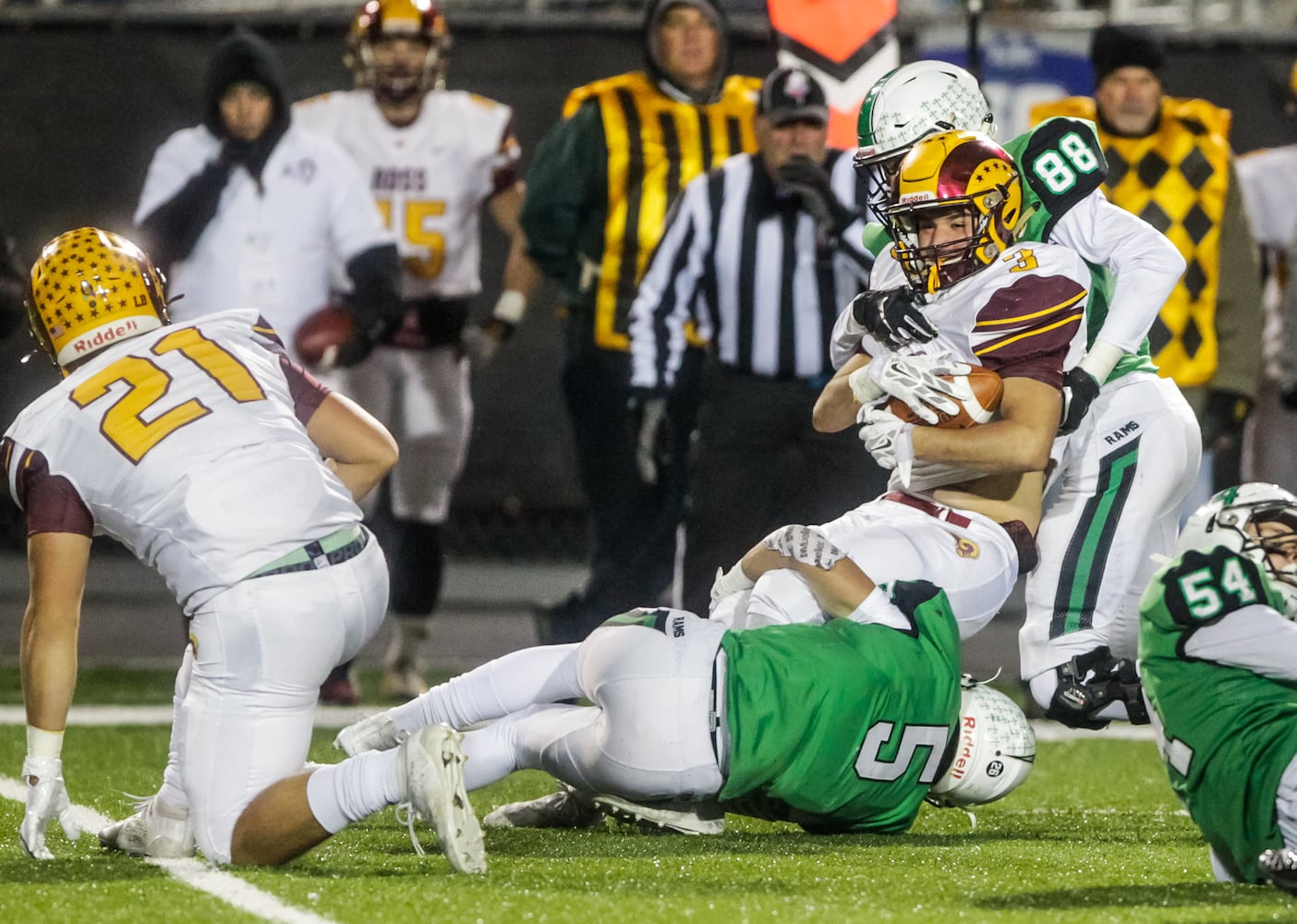 Badin beats Ross in first round of football playoffs