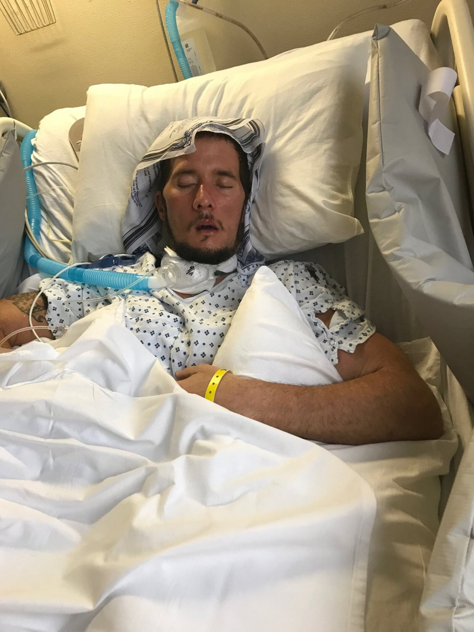 For the last month, Christopher Minor, 37, has been a patient at Sycamore Life Center in Miamisburg after he overdosed in his Middletown home. His family is hoping God can heal him.