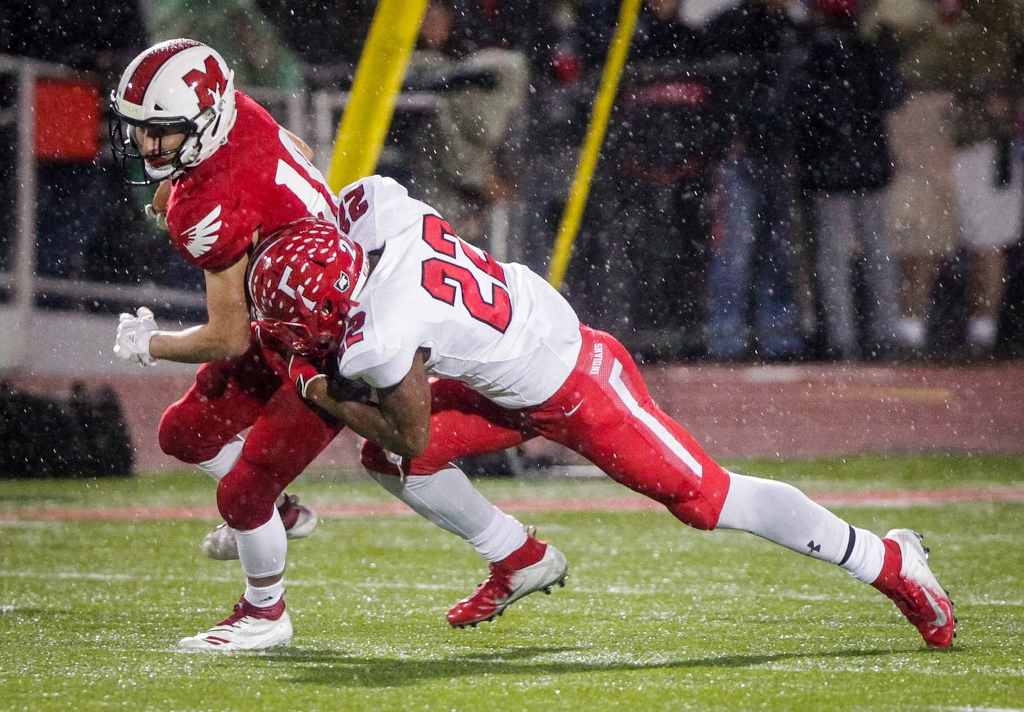 Fairfield vs Milford playoff football