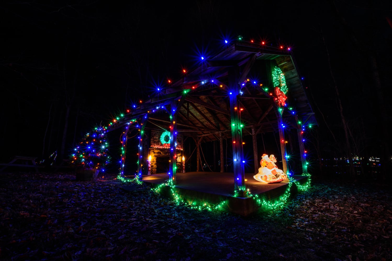 PHOTOS: Fort Saint Clair Whispering Christmas light display in Eaton