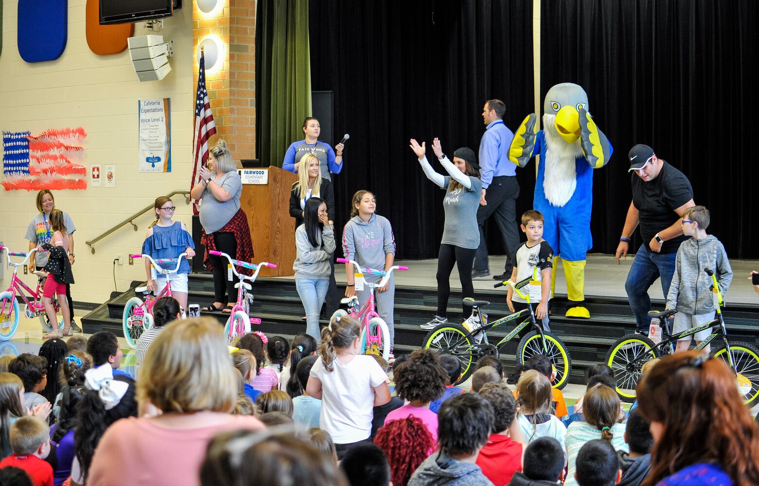 Six Fairwood Elementary students awarded new bikes for perfect attendance