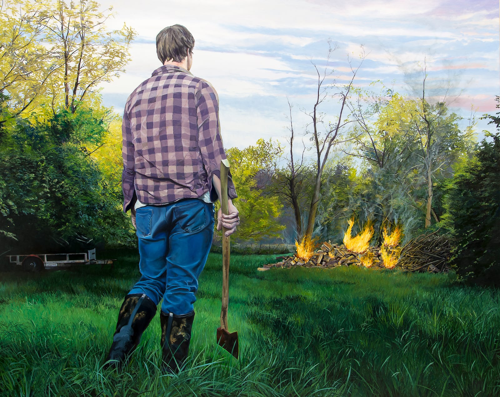 “Beneath The Gathering Sky,” featuring a collection of oil paintings by artist Kevin Muente will be on display through Friday, April 23 at the Middletown Arts Center. CONTRIBUTED