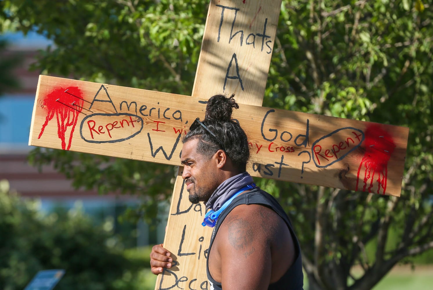 PHOTOS Crowd gathers at West Chester protest