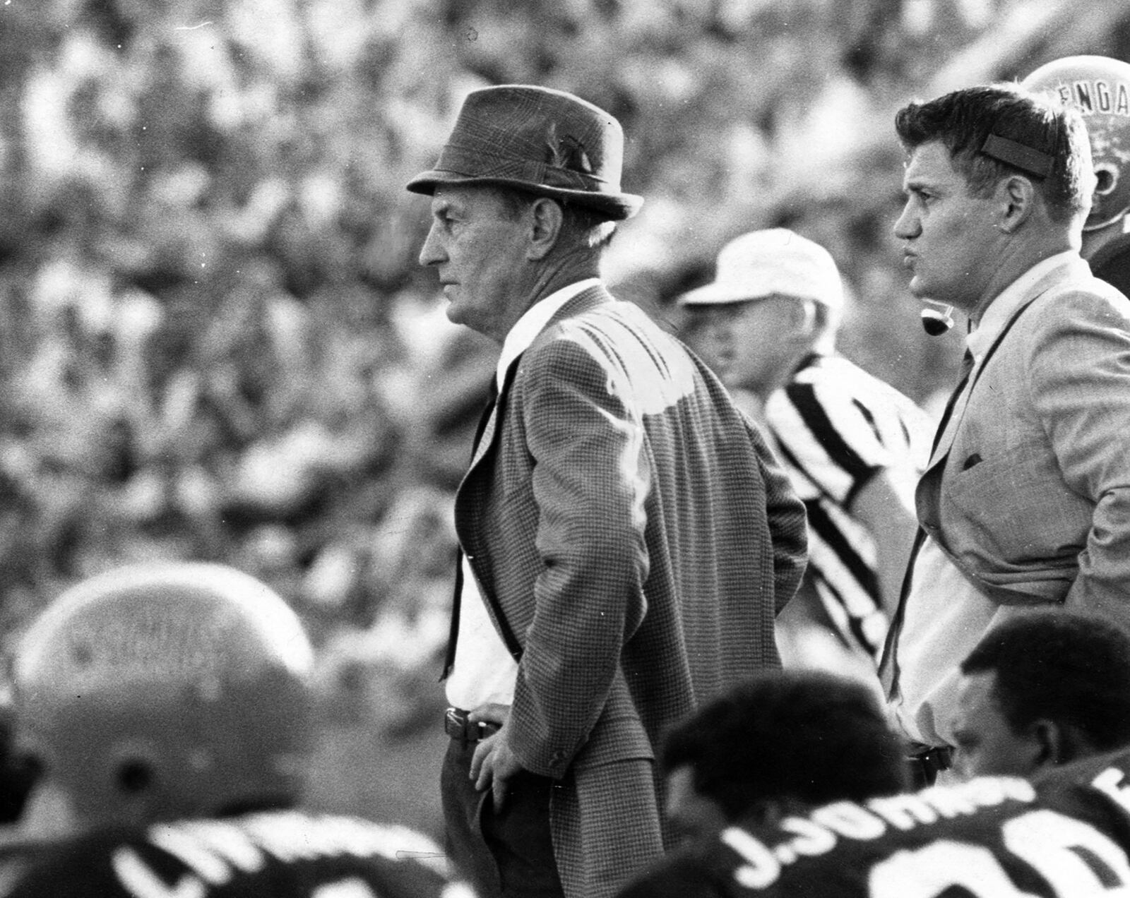 Cincinnati Bengals head coach Paul Brown photographed in 1972. Brown founded the Cleveland Browns and then went on to found the Cincinnati Bengals. DAYTON DAILY NEWS ARCHIVE