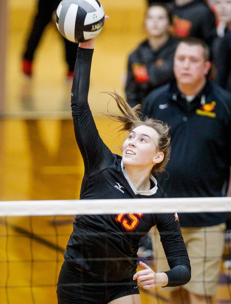 Fenwick vs McNicholas regional volleyball semifinal