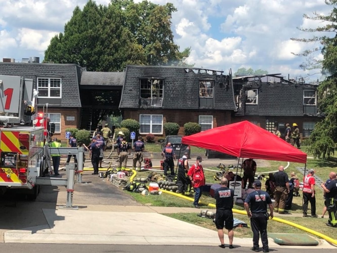 PHOTOS: Apartment fire in Middletown