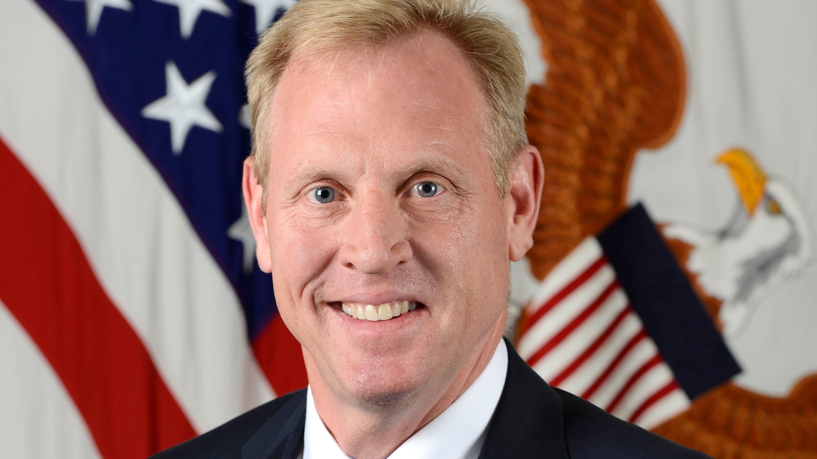 Patrick M. Shanahan, Deputy Secretary of Defense, poses for his official portrait in the Army portrait studio at the Pentagon in Arlington, Virginia, July 19, 2017.