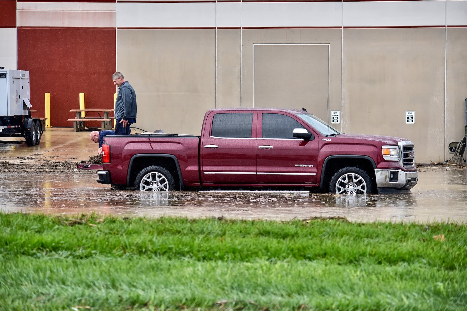 West Chester businesses evacuated due to high water