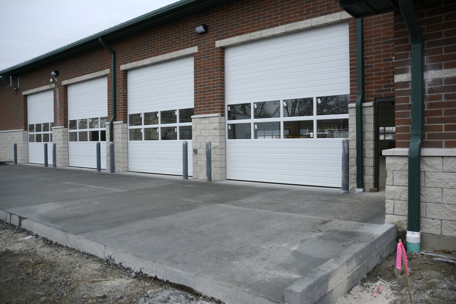 Construction progress of the Fairfield Twp. fire station