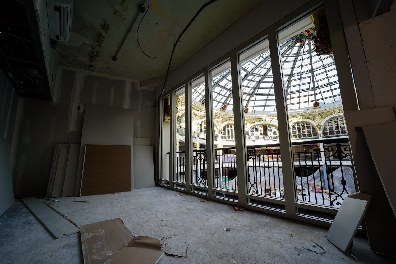 Dayton Arcade construction October 2020