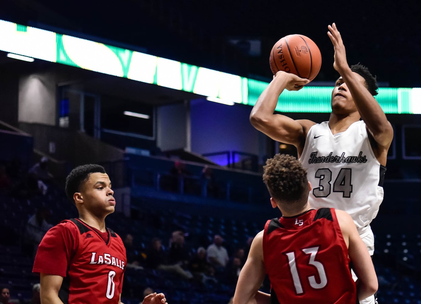 Centerville vs Moeller and Lakota East vs La Salle Regional basketball semifinals