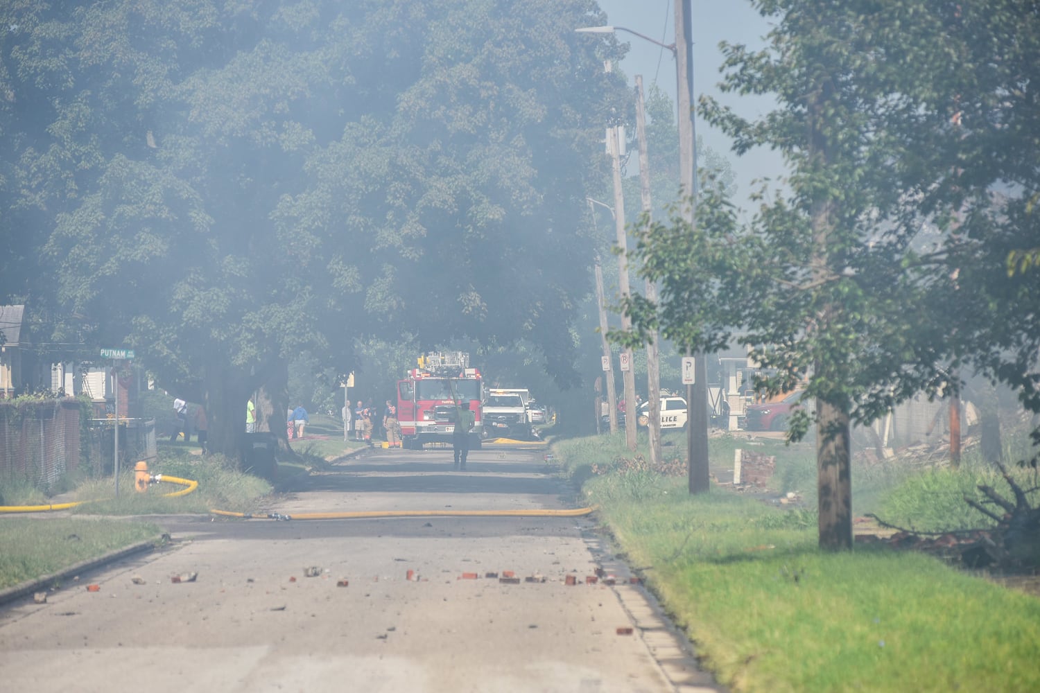 Aftermath of massive warehouse fire in Hamilton