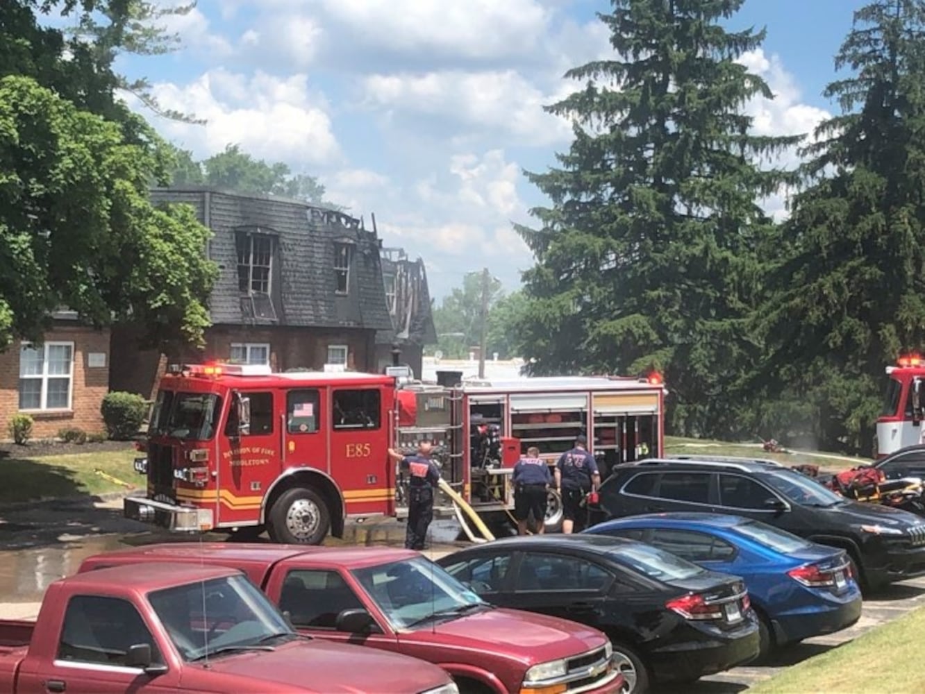 PHOTOS: Apartment fire in Middletown