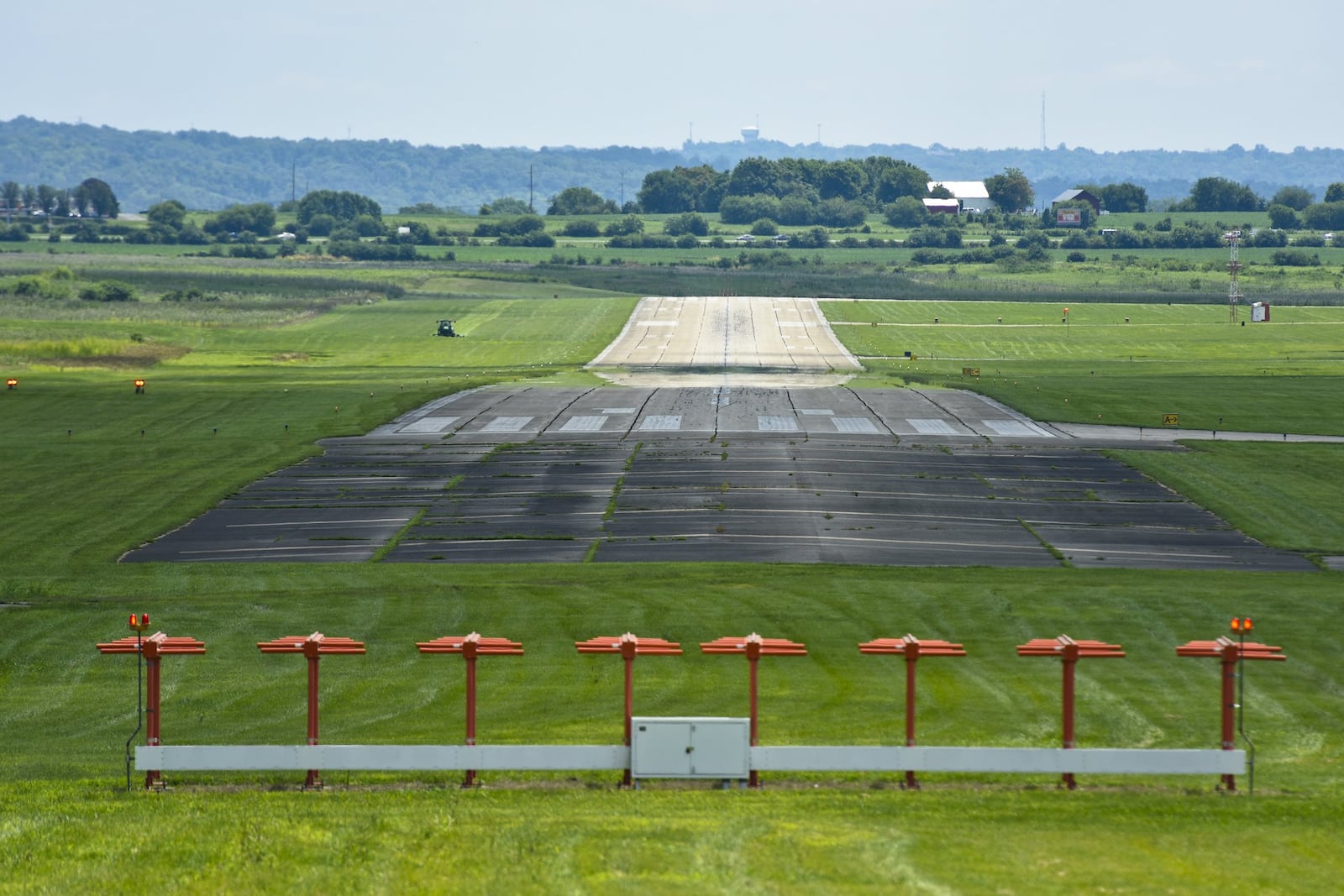 Butler County Regional Airport - Hogan Field will be using an airport improvement grant from the Ohio Department of Transportation to rehabilitate runway area lights. The project should be completed in the next several weeks. NICK GRAHAM/STAFF The Butler County Regional Airport - Hogan Field (KHAO) has a 5500x100’ runway with a full length parallel taxiway and multiple T-hangars and corporate/executive hangars on the site. NICK GRAHAM/STAFF July 23, 2015