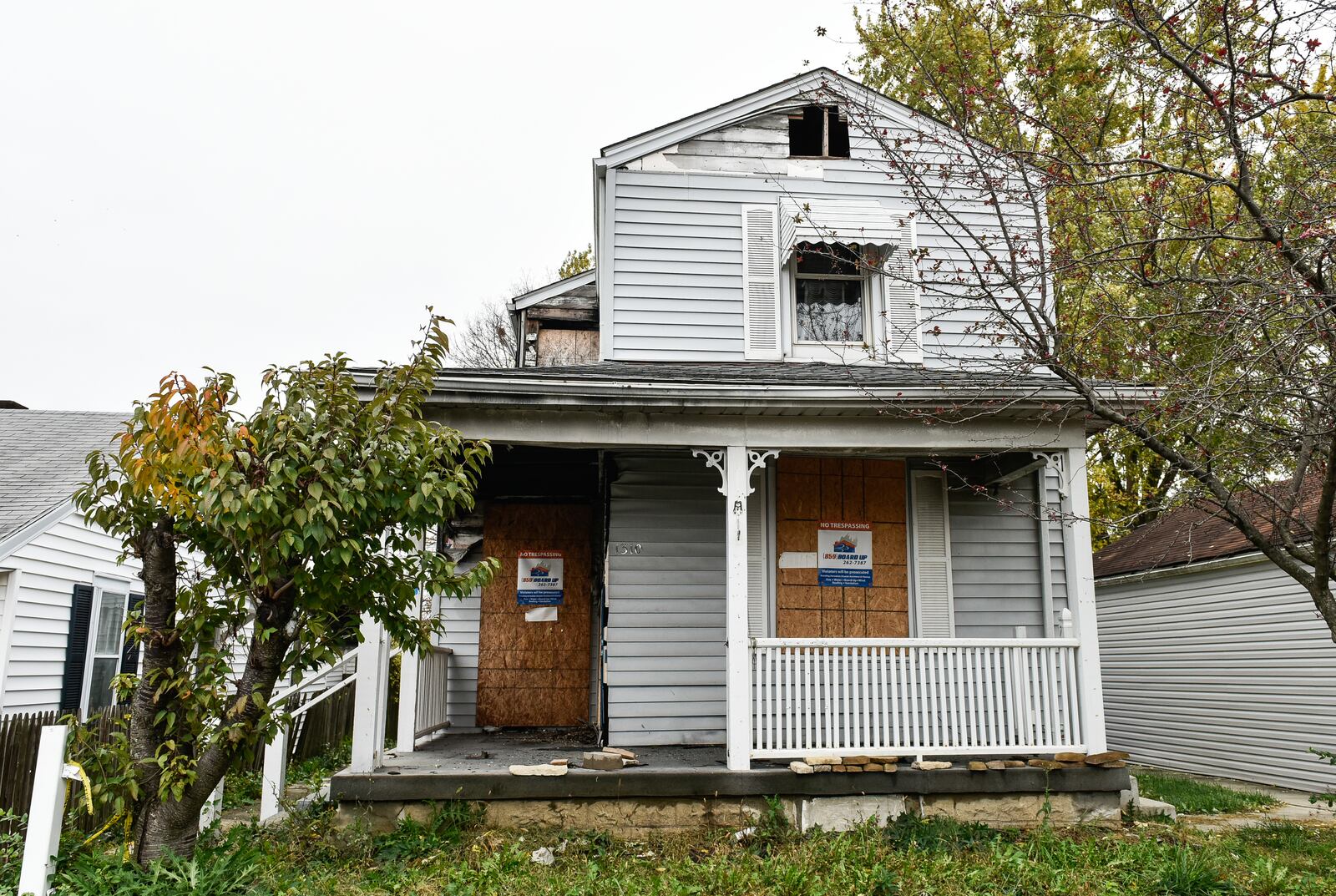 Jury selection started Monday, Nov. 6, 2017, for the trial of William Tucker and Lester Parker. Parker and his nephew Tucker are charged with murder and arson in the fire at this home on Pater Avenue in December 2015 that killed Hamilton firefighter Patrick Wolterman. NICK GRAHAM/STAFF