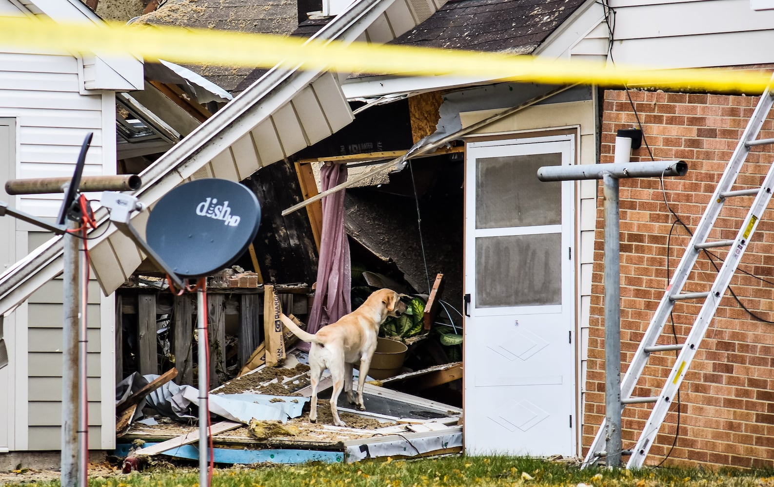 PHOTOS: Middletown apartment building collapse injures 1