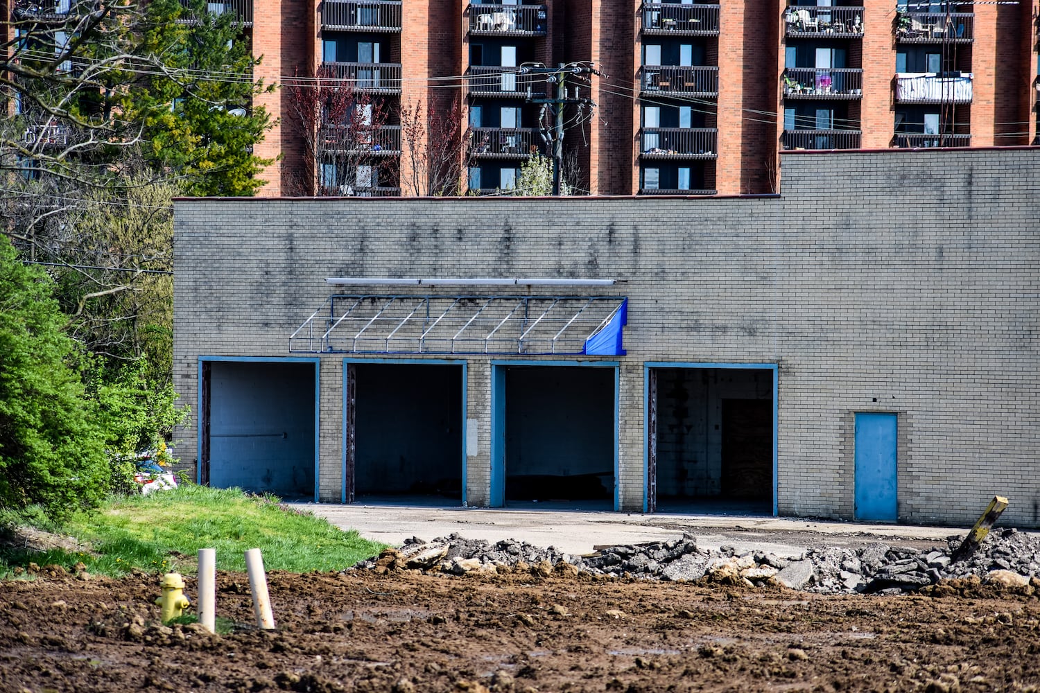 Demolition and construction underway at Hamilton West Shopping Center