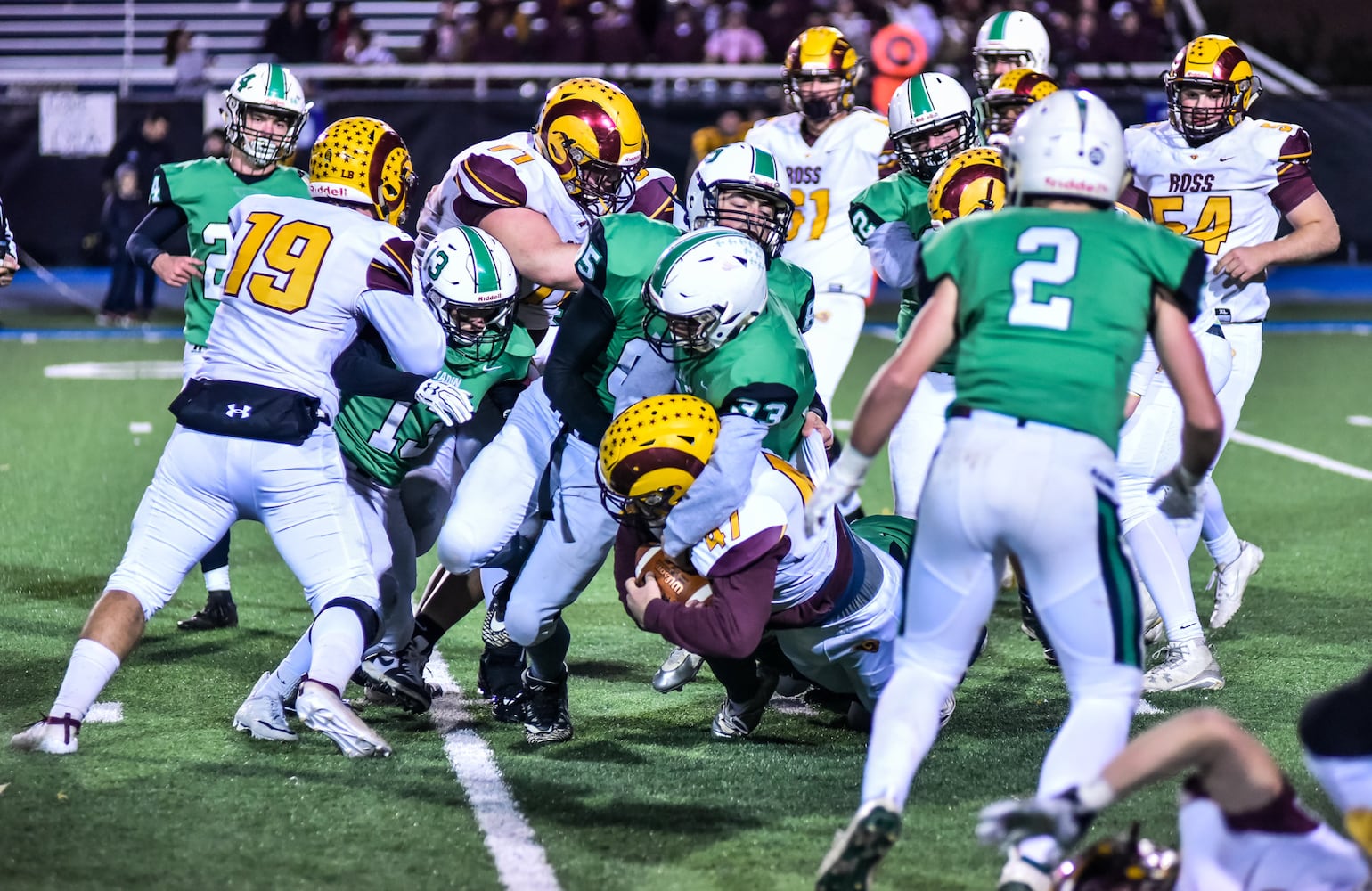 Badin beats Ross in first round of football playoffs