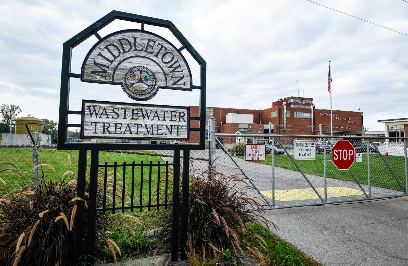 The Middletown Wastewater Treatment Plant on Oxford State Road. In October, City Manager Doug Adkins proposed an increase in sewer rates by 15 percent; water rates by 7.5 percent; and garbage/recycling charges by 5.3 percent during a budget presentation.