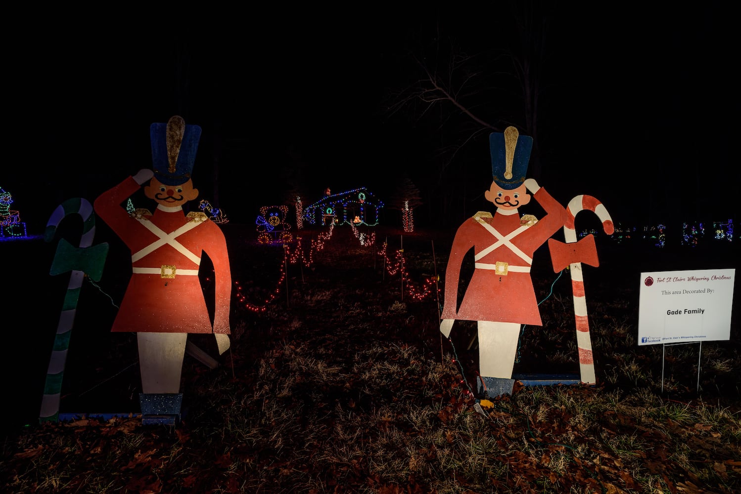 PHOTOS: Fort Saint Clair Whispering Christmas light display in Eaton