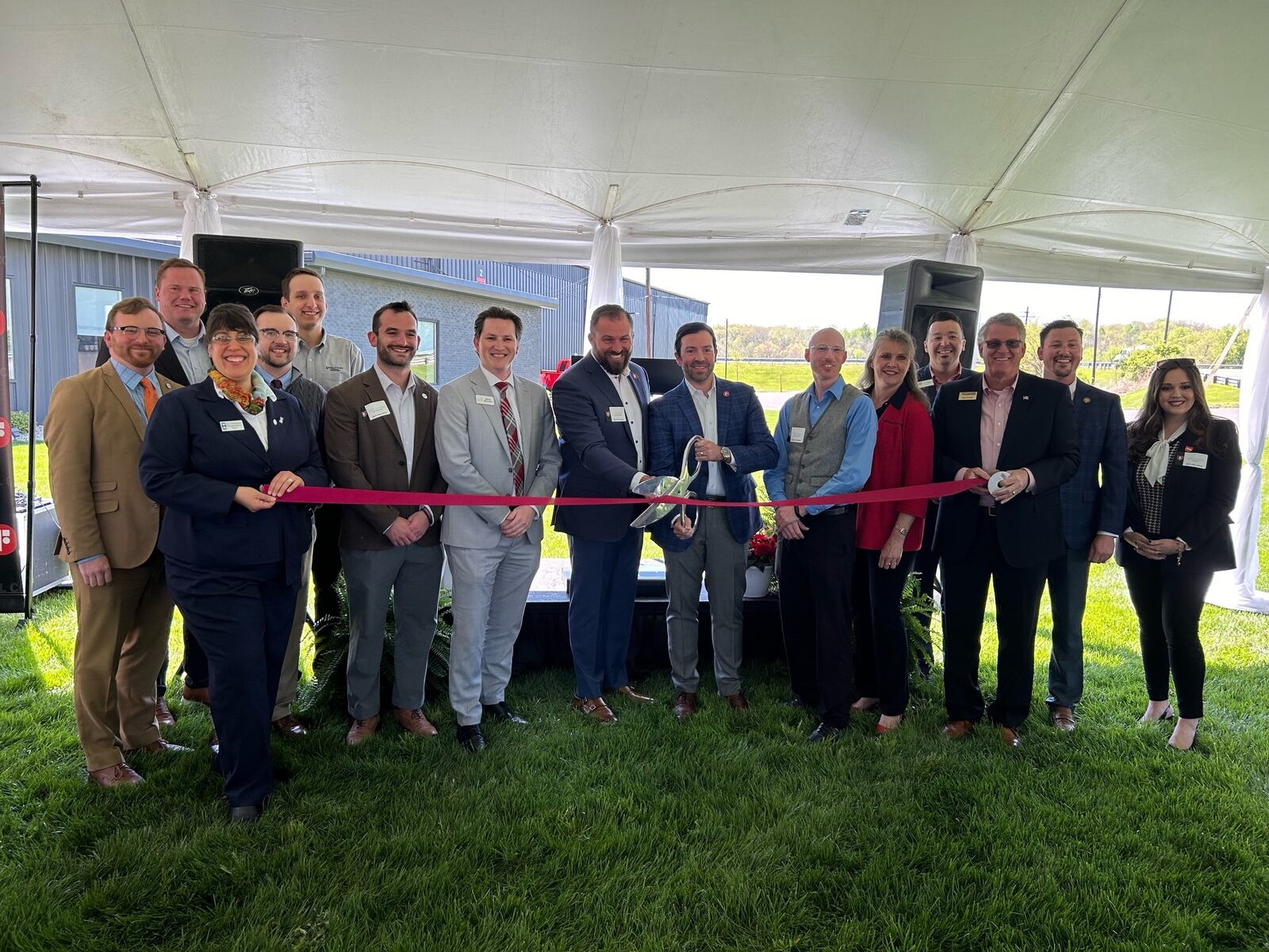 A ribbon cutting ceremony was held Thursday for Fry Steel Company on Hook Drive in Middletown. SUBMITTED