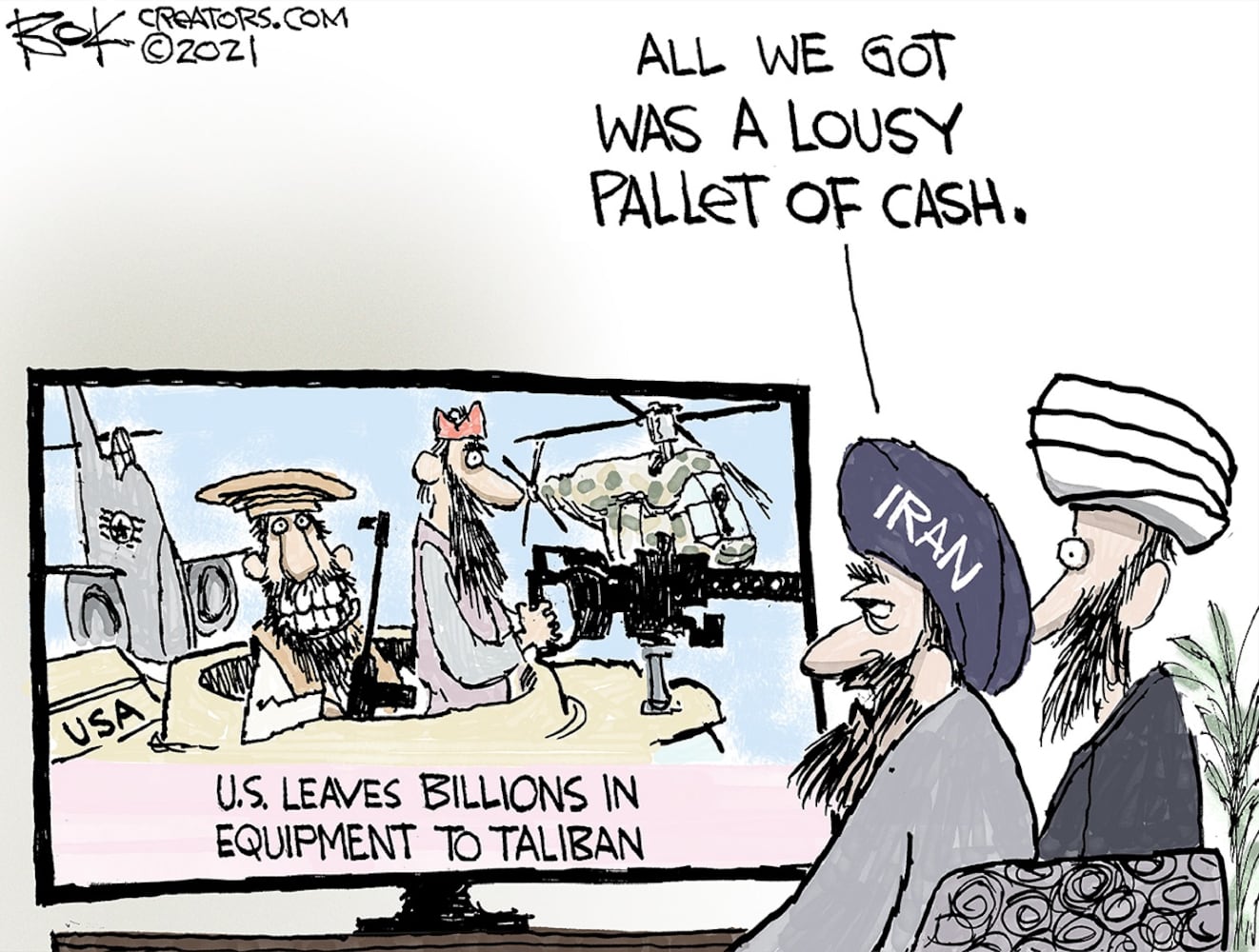 Week in cartoons: Afghanistan, Texas abortion law and more