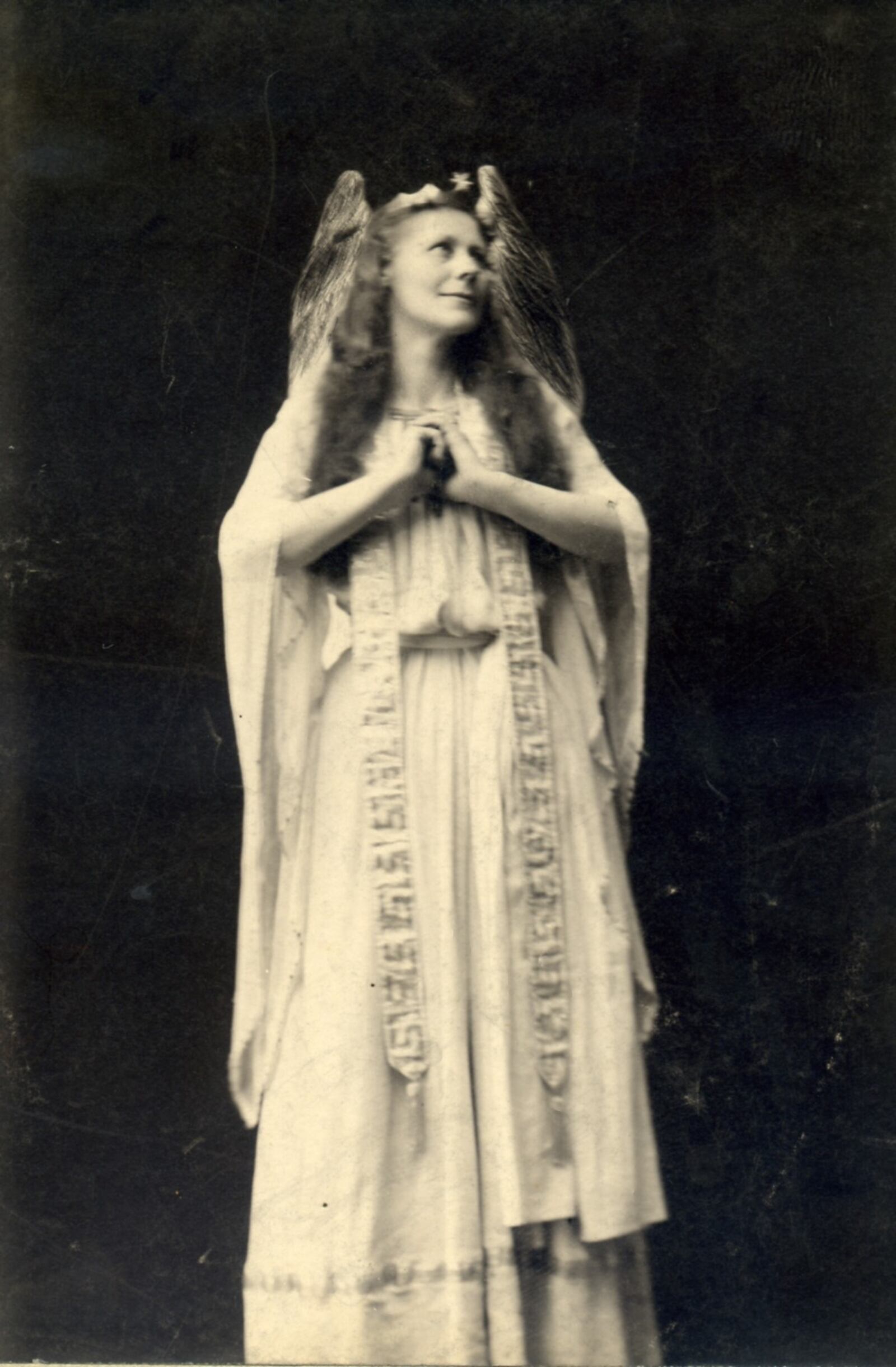 Josephine Weiler (1846-1898) is seen in costume to play a scene from Shakespeare. She was the mother of Lillian Estella (Stella Weiler Taylor) and Eva Marie. CONTRIBUTED