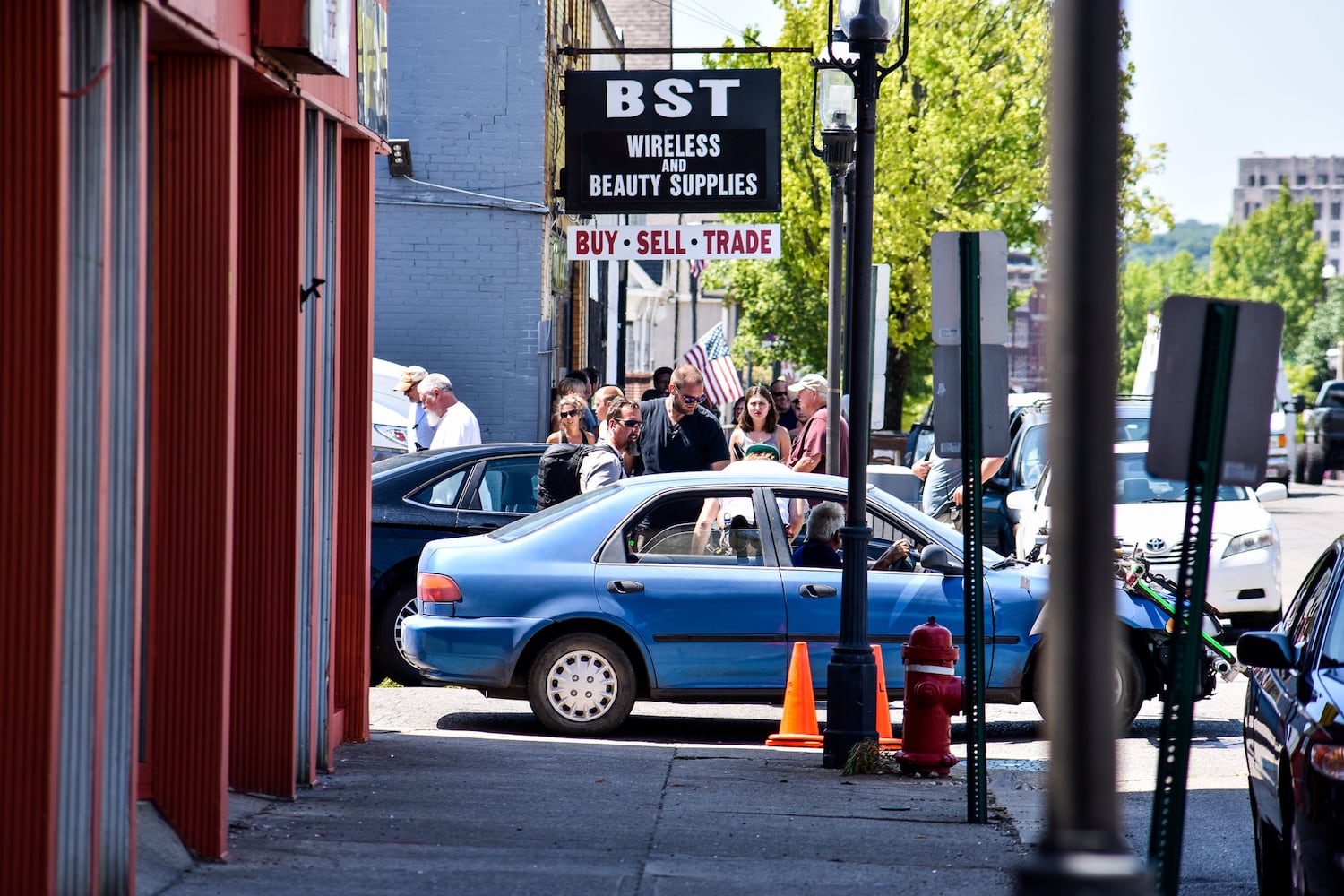 Scenes filmed in downtown Middletown for Hillbilly Elegy movie