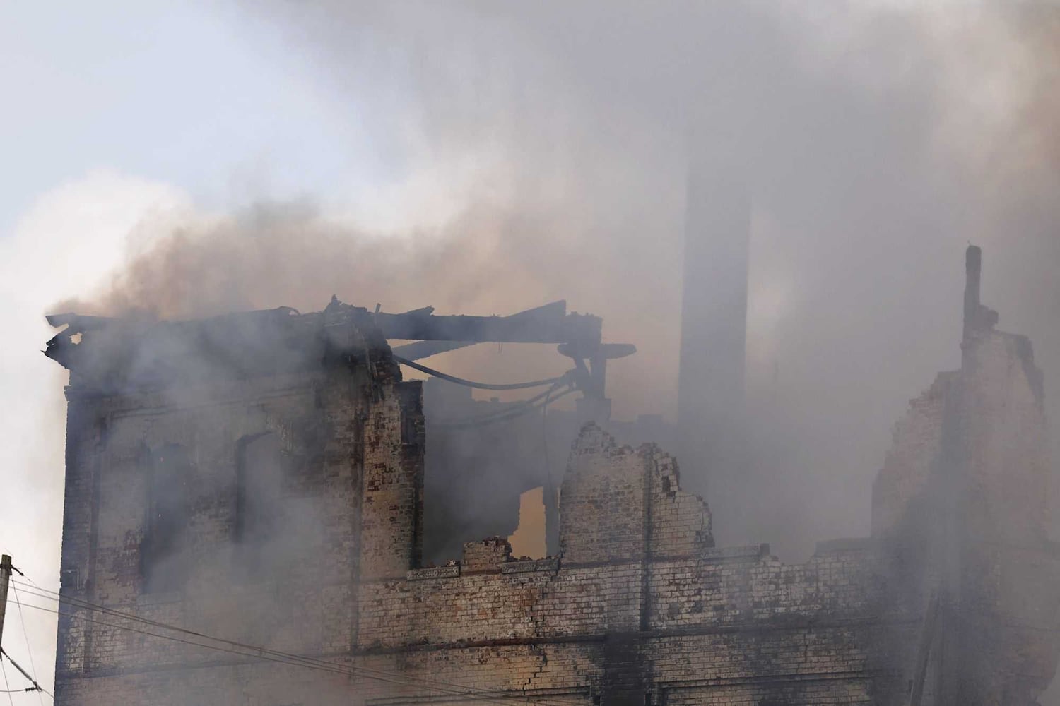 Hamilton former Beckett Paper building fire