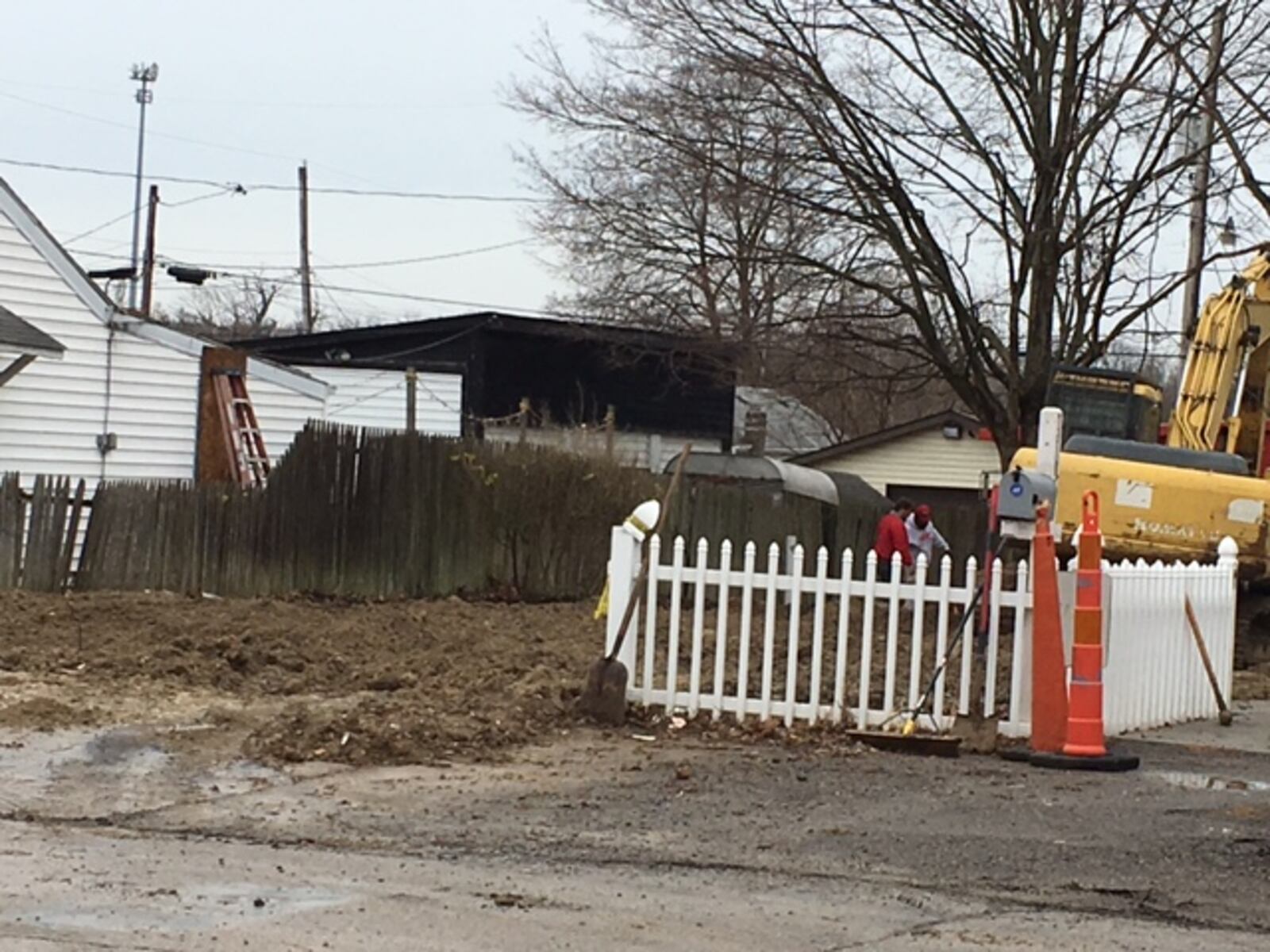 Crews have demolished the Pater Avenue residence where Hamilton firefighter Patrick Wolterman was killed fighting an arson fire in December 2018. LAUREN PACK/STAFF