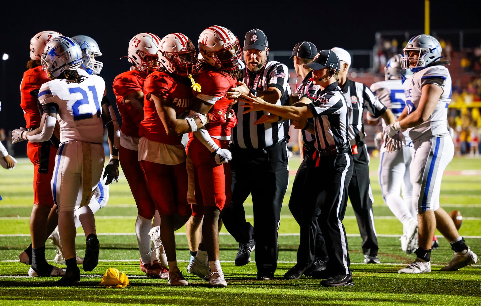 100424 Hamilton vs Fairfield Football