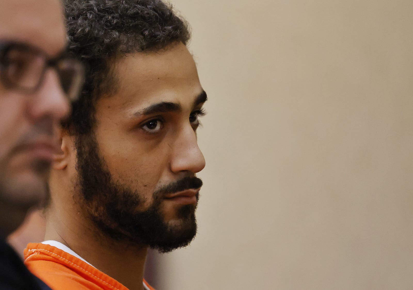 Miguel Wesley Galliher was arraigned in Butler County Common Pleas Court Thursday, Nov. 18, 2021 on murder and felonious assault charges in connection with the death of Robert Strong during a shooting at LugNutz bar and grill in Fairfield. NICK GRAHAM / STAFF