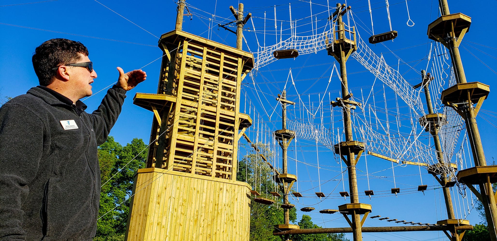 High ropes course now open at YMCA's Camp Campbell Gard in Butler County